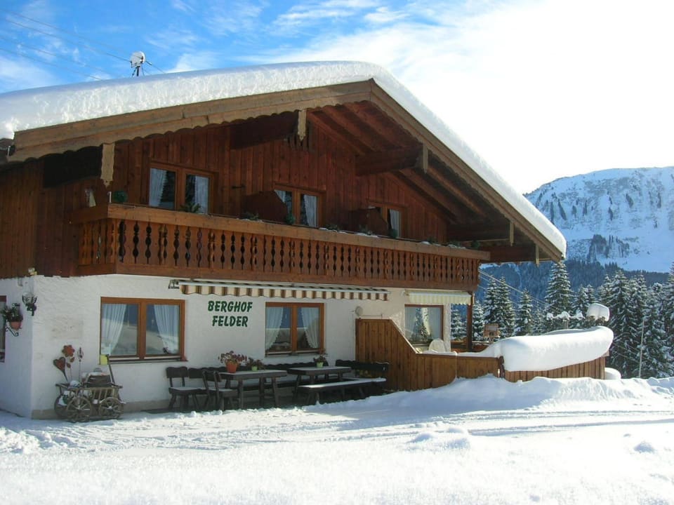Der Berghof Felder im Winter Berghof Felder