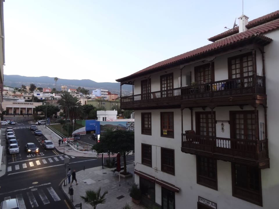 Sicht vom Balkon Hotel Marte