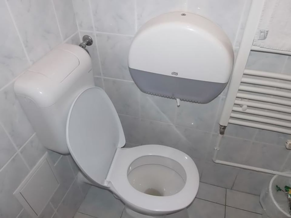 Sehr beengt, normal auf WC gehen nicht möglich Hotel Kiss Family