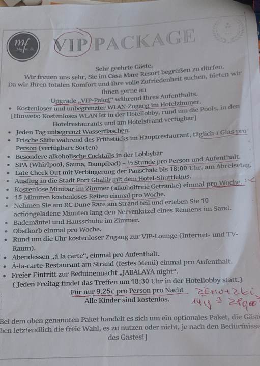 Sonstiges Casa Mare Resort