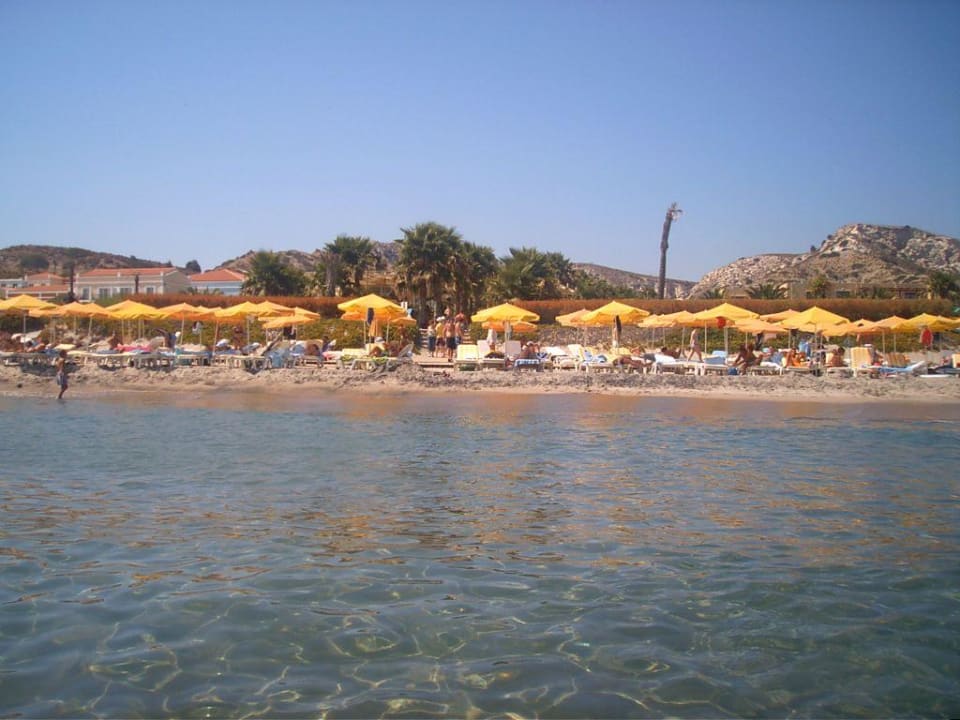 Blick auf den Strand Porto Bello Beach