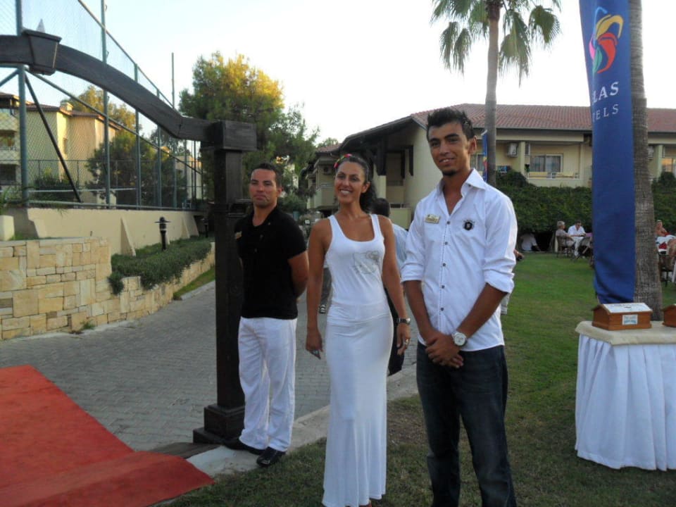 Begrüßung beim Galaabend Melas Resort Hotel