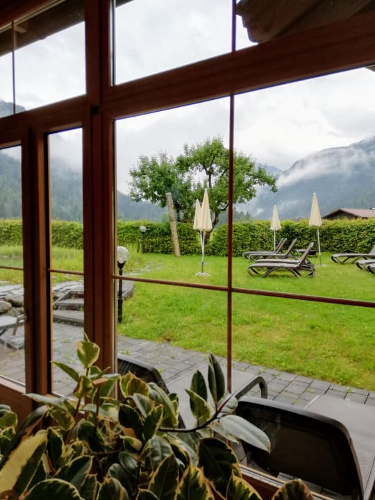 Ausblick Hotel Vitaloase zu den drei Brüdern