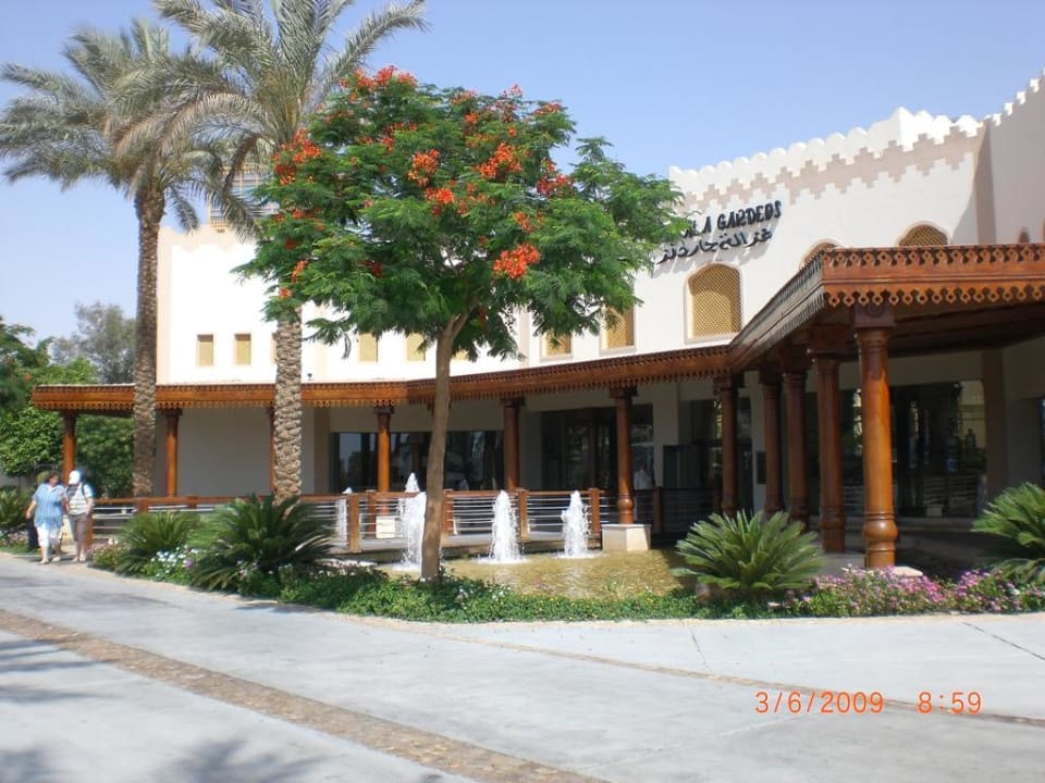 Hoteleingang Ghazala Gardens
