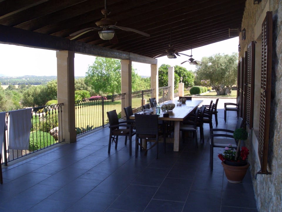 Terrasse Finca Ses Oliveres