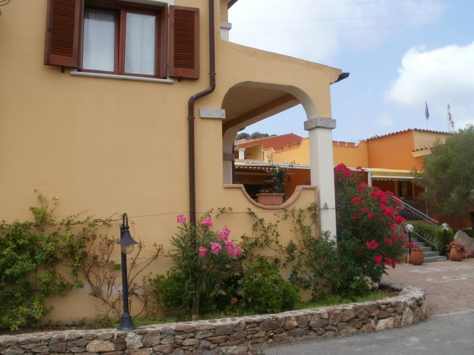 App. Nr. 1 mit Blick auf Rezeption Hotel Corte Dei Venti