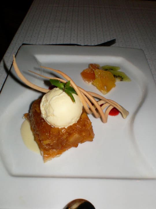 Nachspeise im à la Carte Restaurant Mauricia Beachcomber Resort & Spa