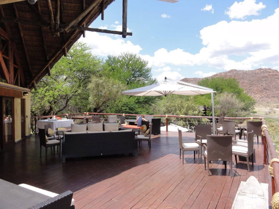 Terrasse / Bar Hotel Tau Game Lodge