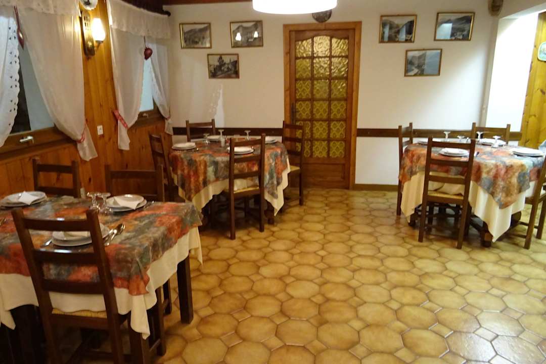 Hier gab es Frühstück und Abendessen Hotel Bienvenu