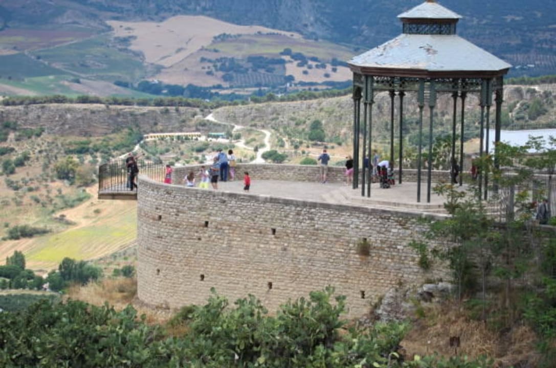 Blick aus unserem Zimmer Hotel Parador de Ronda