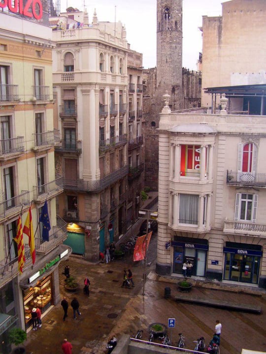 Blick aus dem Zimmer Hotel Suizo