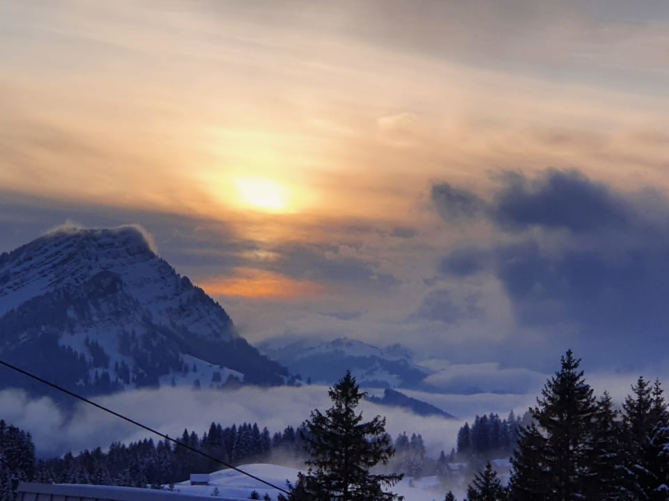 Ausblick Säntis - das Hotel