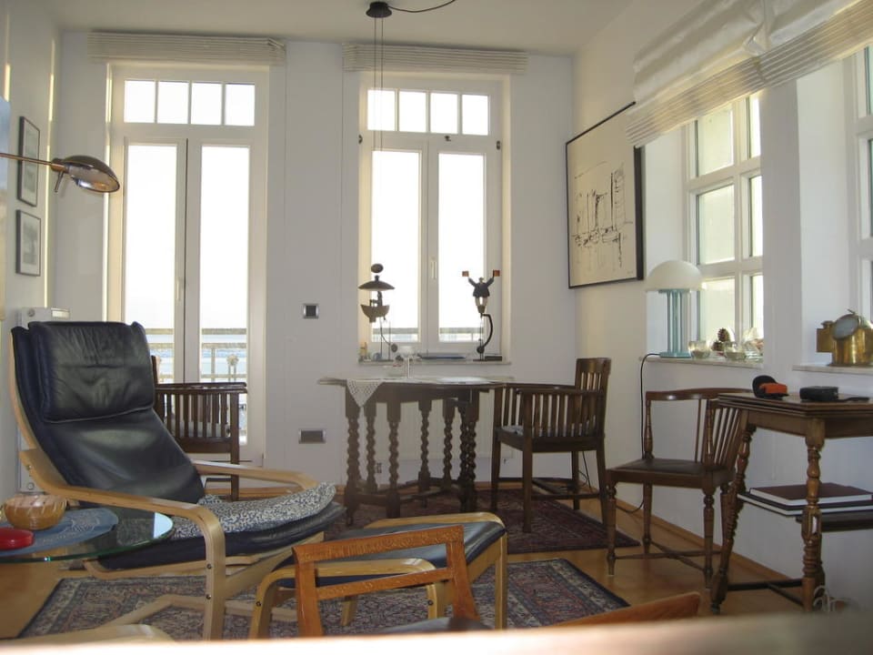 Wohnzimmer Ferienwohnung Am Strom 114