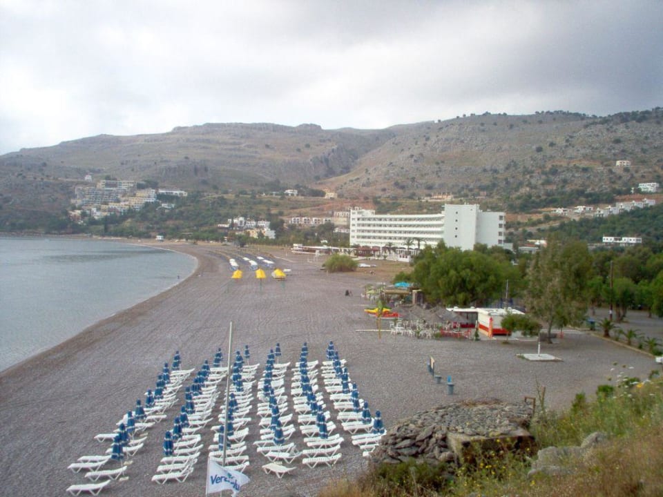 Hotel, Strand, von Norden TUI BLUE Lindos Bay