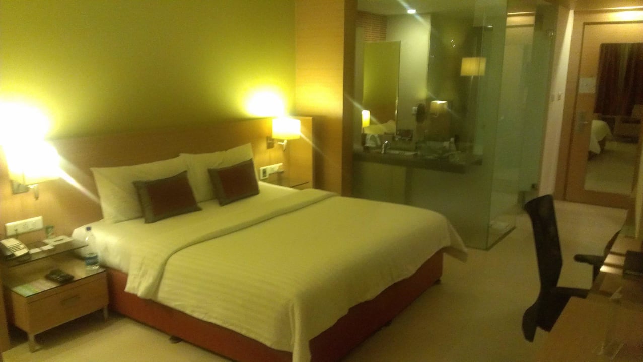 Zimmer - Gesamtansicht mit Bad Hotel Radha Regent - Electronics City