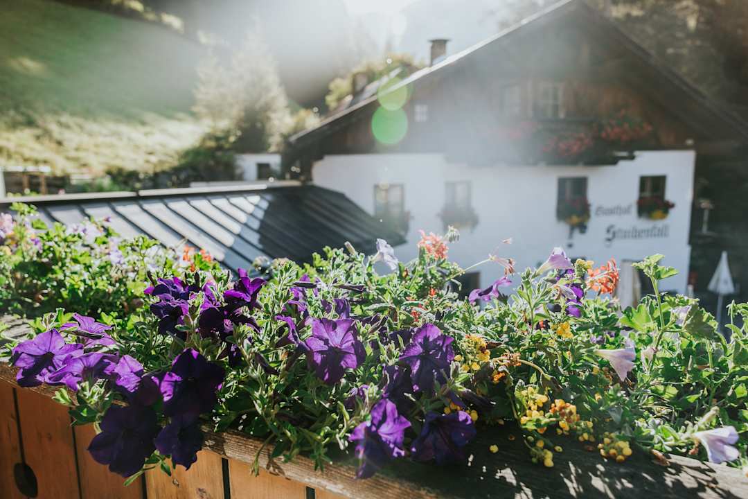 Außenansicht Gasthof Stuibenfall