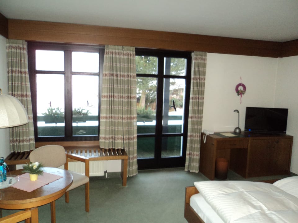 Blick zum Balkon Gasthof Spelsberg