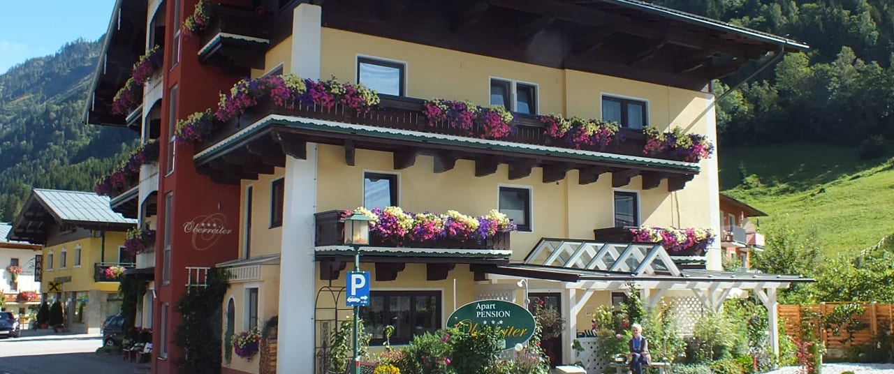 Südansicht Sommer Pension Oberreiter Fusch