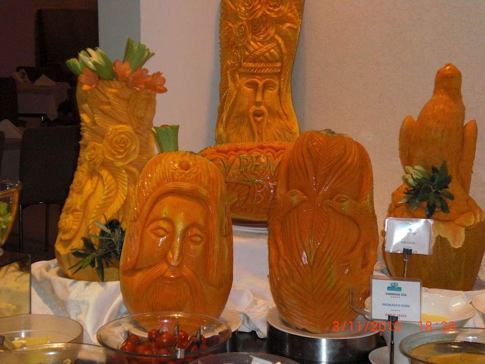 Hauptrestaurant (Abends) Sunis Evren Beach Resort Hotel & Spa