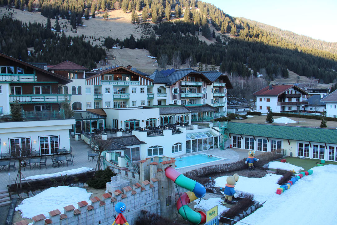 Blick vom Balkon Alpenrose - Familux Resort