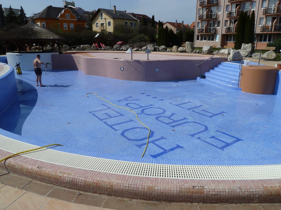 Der grosse Aussenpool Hotel Europa Fit Superior Hévíz