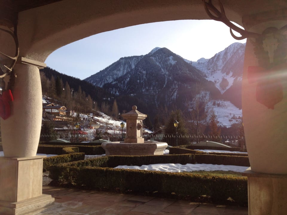 Widok z wejścia do hotelu Hotel Oberforsthof