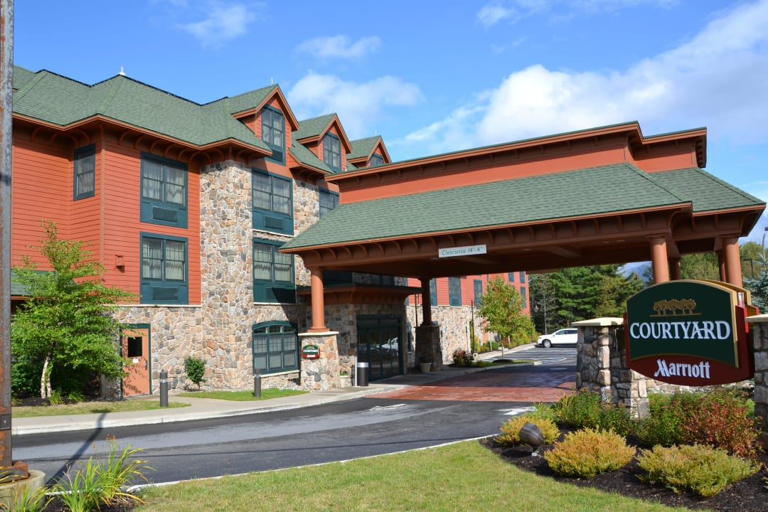 Der Eingang Hotel Courtyard Marriott Lake Placid