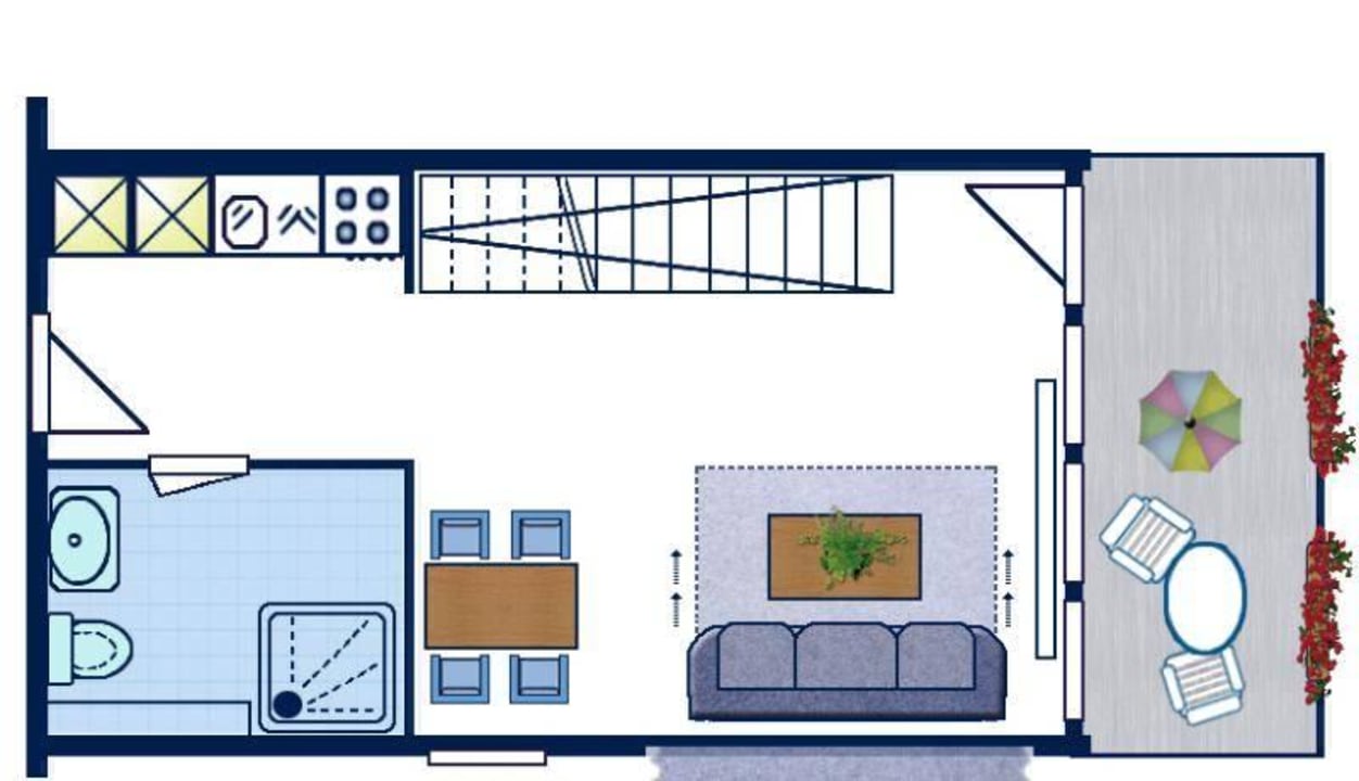 Grundriss, Steibis Wohnung Nr. 19 EG Müllers Ferienwohnung Steibis / Allgäu