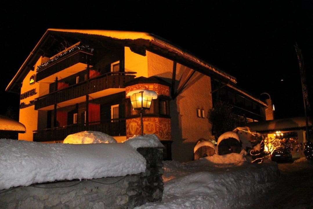 Hotel bei Nacht Obermühle Alpin SPA Resort
