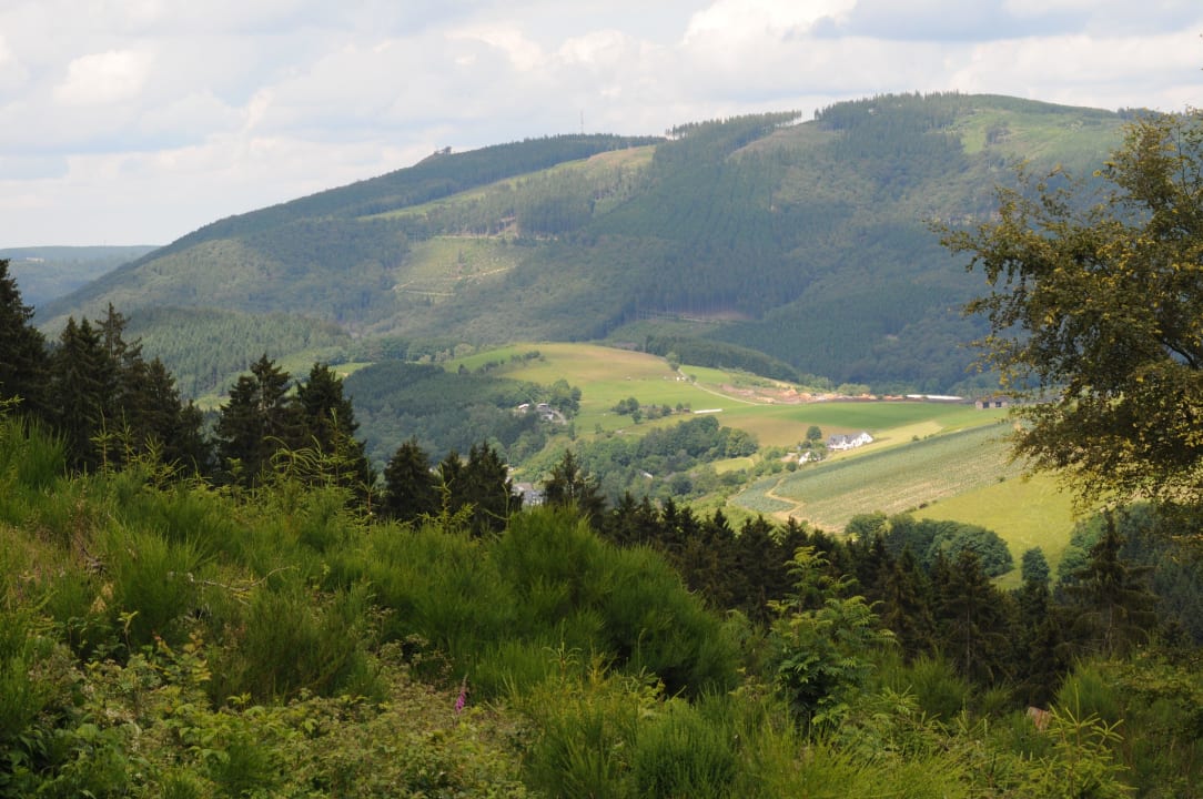 Sauerländer Landschaft: Blick auf den Dümpelhof Ferienwohnungen auf dem Dümpelhof