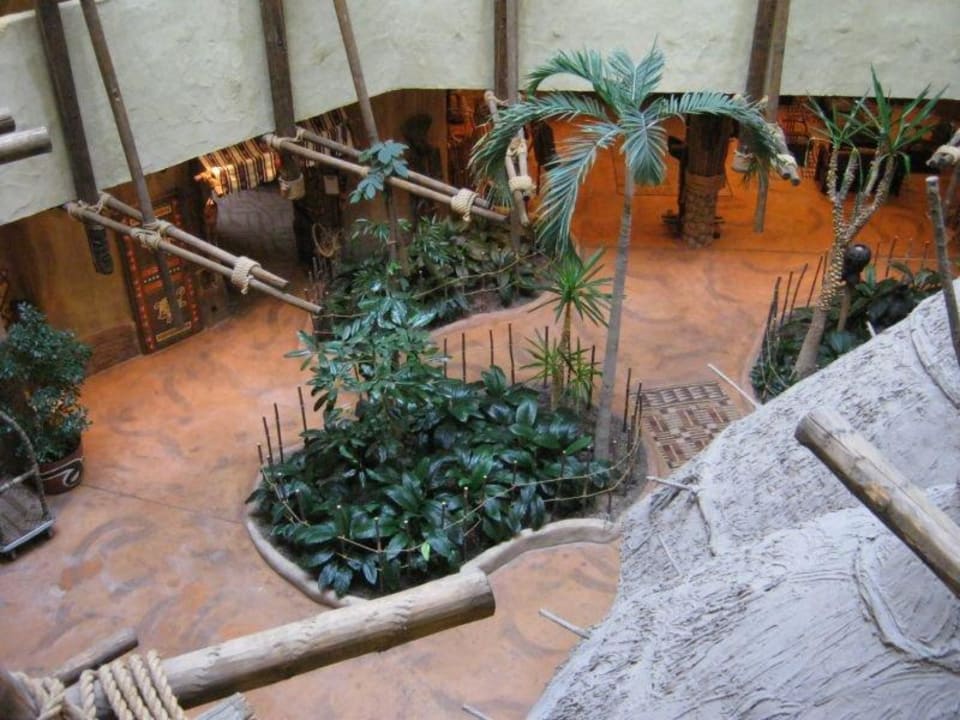 Blick aus der 2.Etage Hotel Matamba - Phantasialand Erlebnishotel