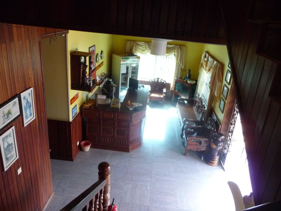 Rezeption von oben Guesthouse Berlin Angkor