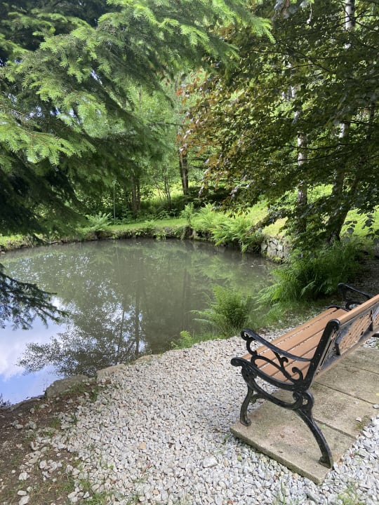 Gartenanlage Gästehaus Falkenau