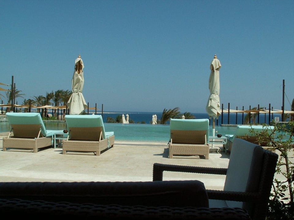 Blick vom Poolrestaurant Retac Qunay Dahab Resort and Spa