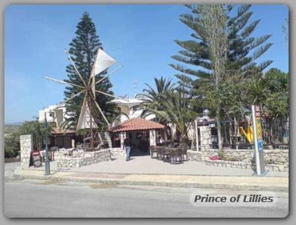 Eingangsbereich/Taverne Mylos Hotel Prince of Lillies