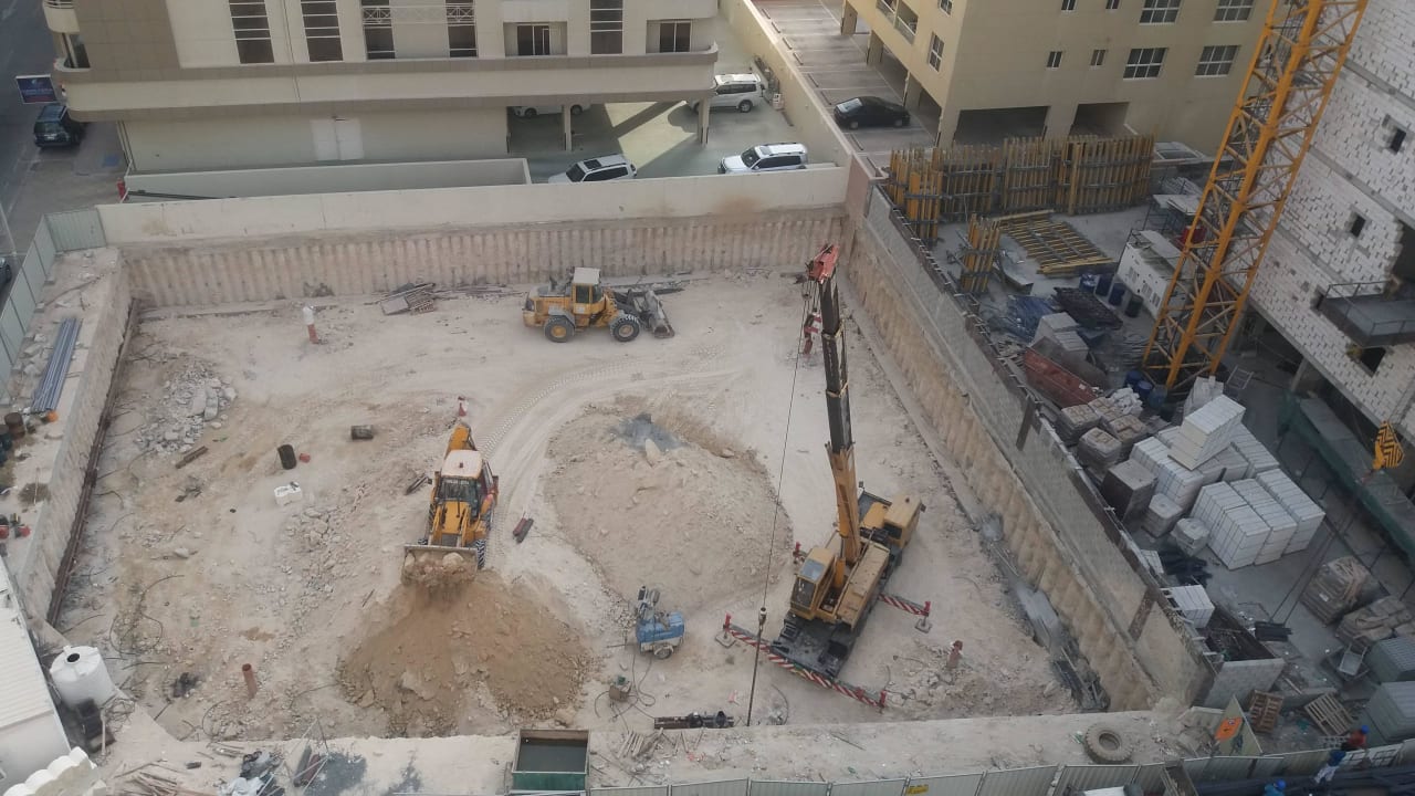 Ausblick Nachbarbaustelle Citymax Hotel Al Barsha