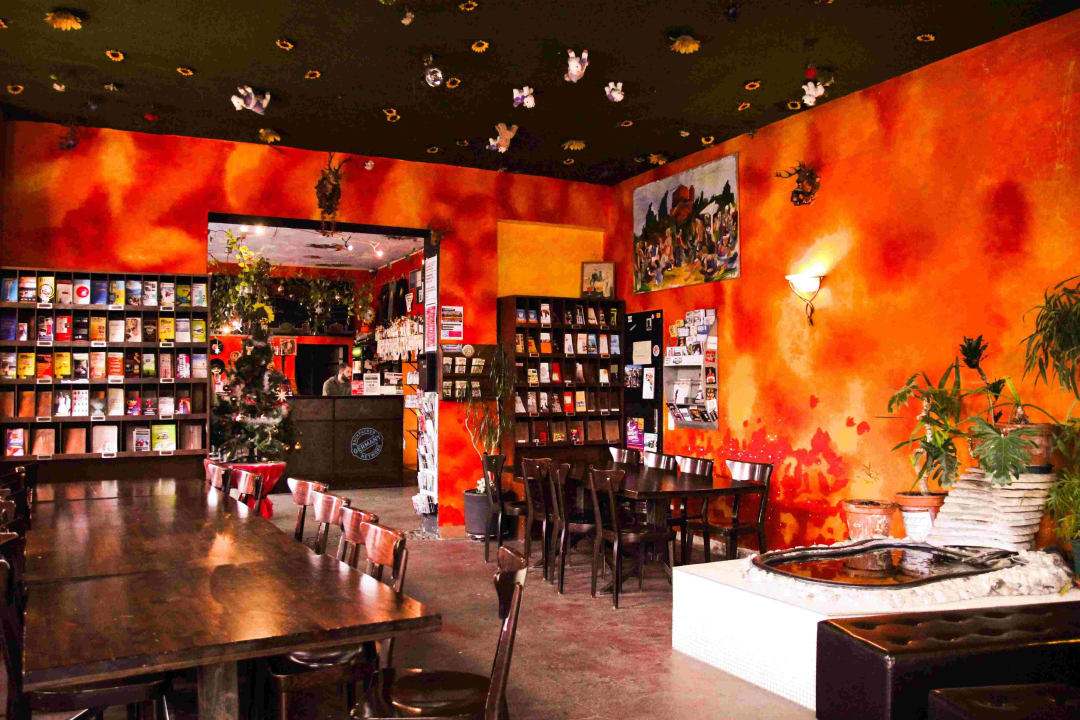 Unsere bunte Lobby Sunflower Hostel Berlin