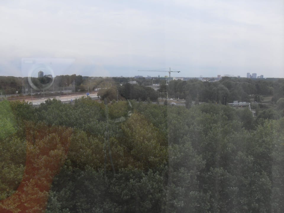 Ausblick aus unseren Zimmer Holiday Inn Amsterdam