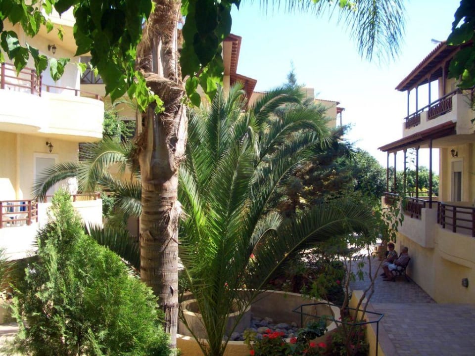 Weg zum Restaurant bzw. Ausgang Cactus Beach