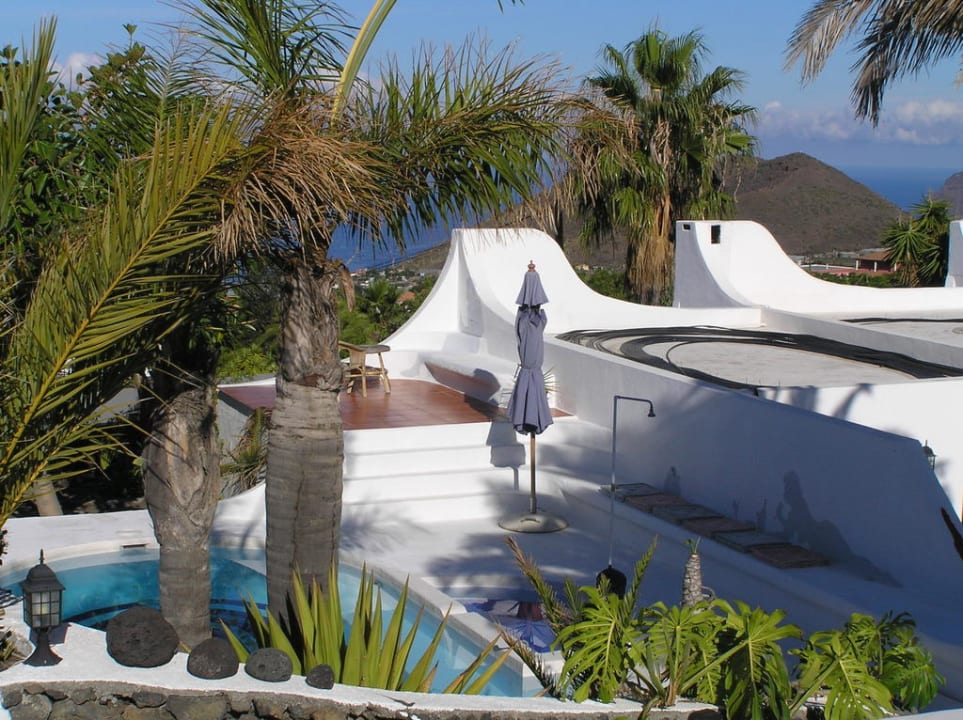 Blick auf die Anlage mit Pool Bungalows Puro Atlantico