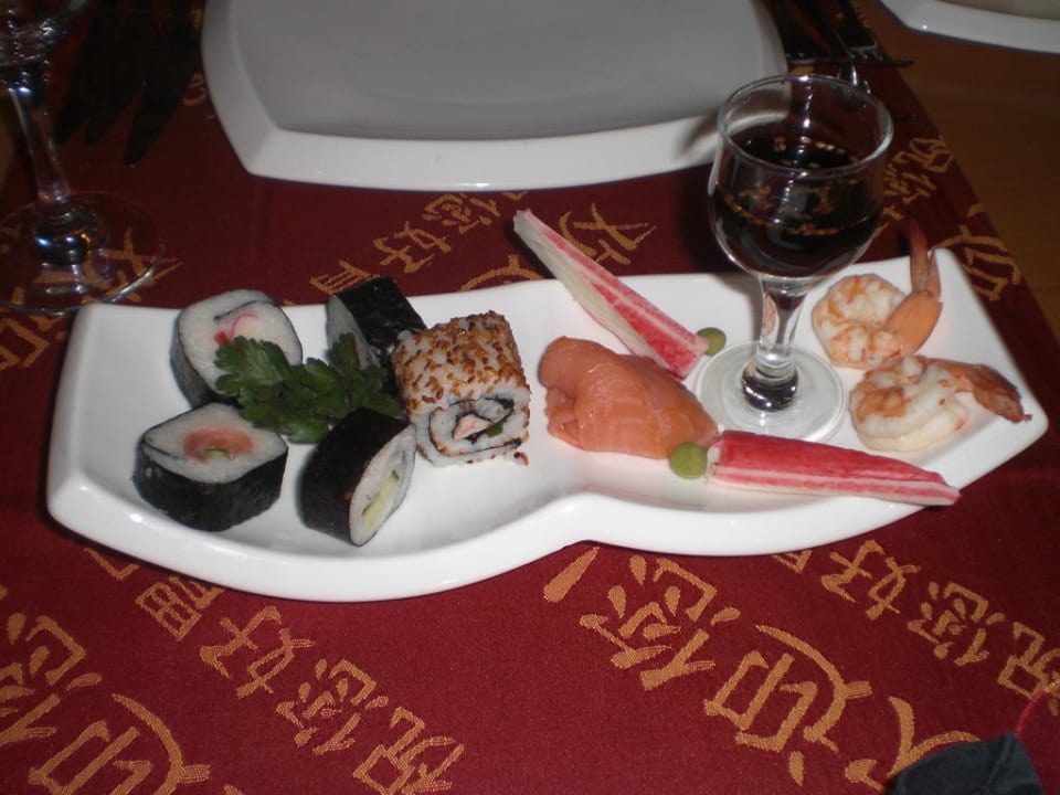 Vorspeise im Asiatischen Restaurant Aydinbey Kings Palace & Spa