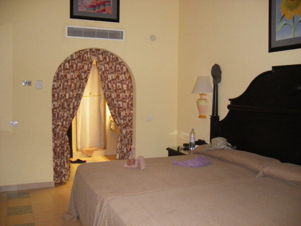 Blick vom Fenster Richtung Bad Hotel Riu Tequila