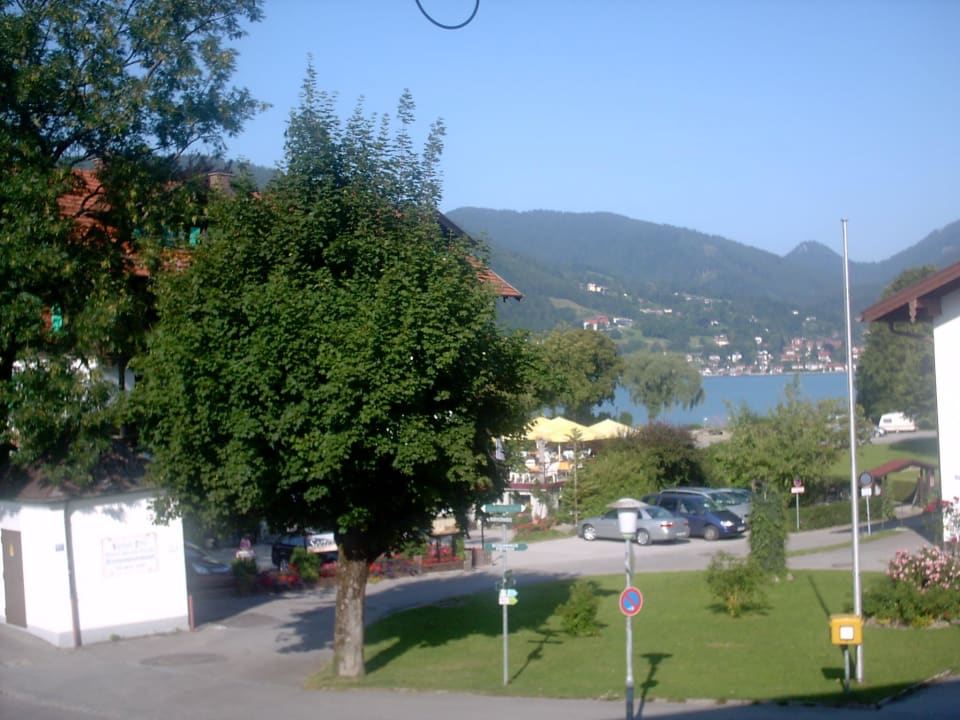 Ausblick aus dem Zimmerfenster Hotel Bellevue
