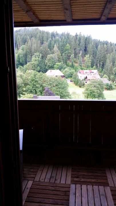 Blick vom Balkon Gästehaus Schwarzwaldhüsle
