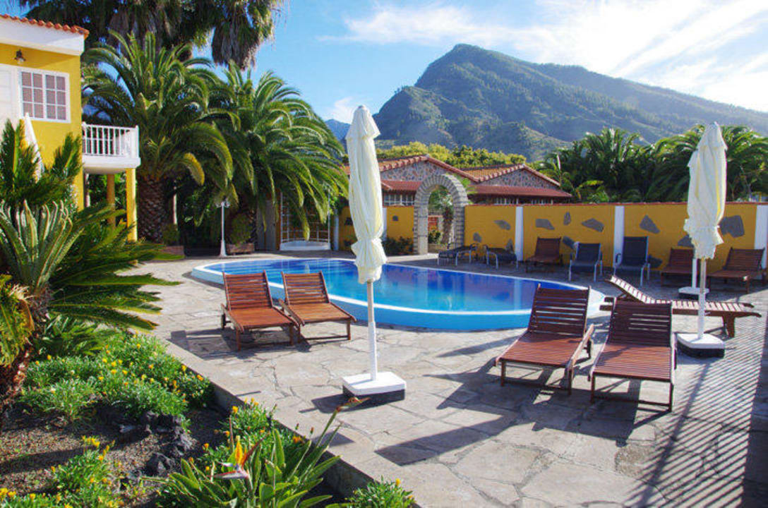 Blick in die Berge Finca El Palmeral