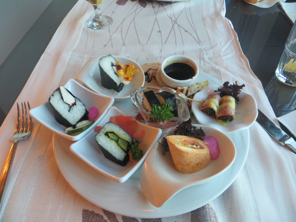Vorspeisen vom Buffet Hotel Delphin Imperial