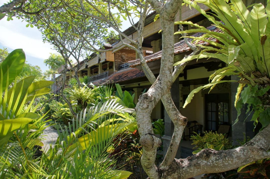 Blick vom Garten Villa Shanti Beach