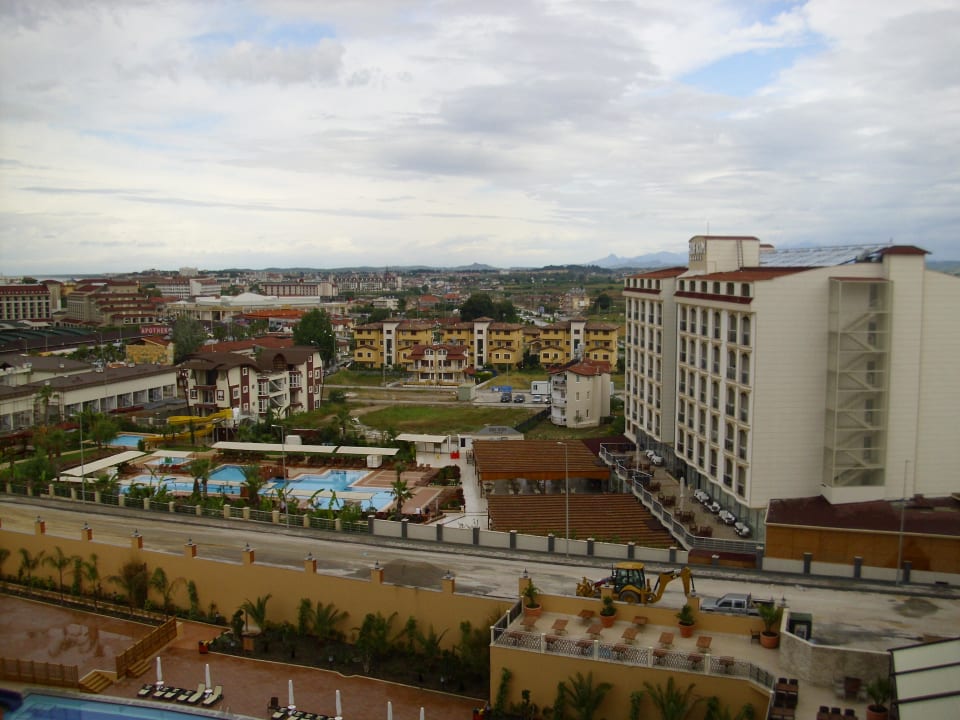 Blick vom neuen Hotel Villa Side Residence  Hotel Sidekum
