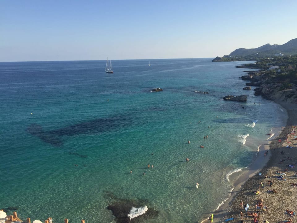 Die Bucht Son Moll von der Bar Attik Son Moll Sentits Hotel & Spa