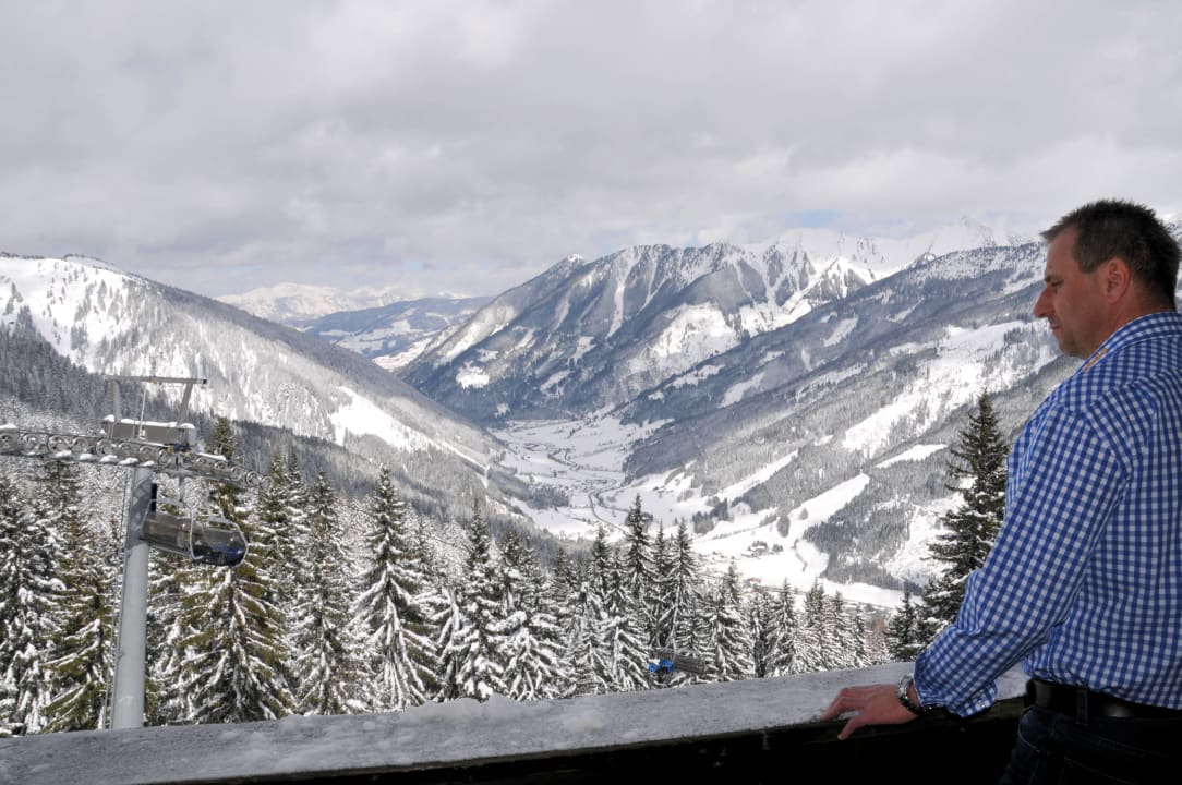 Hotel Berghof - Ausblick vom Balkon Hotel Berghof Riesneralm